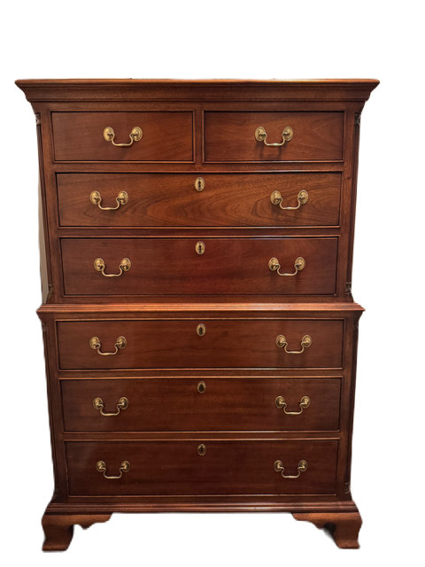 Stickley Chippendale Style Cherry Highboy Chest LOT CAB001