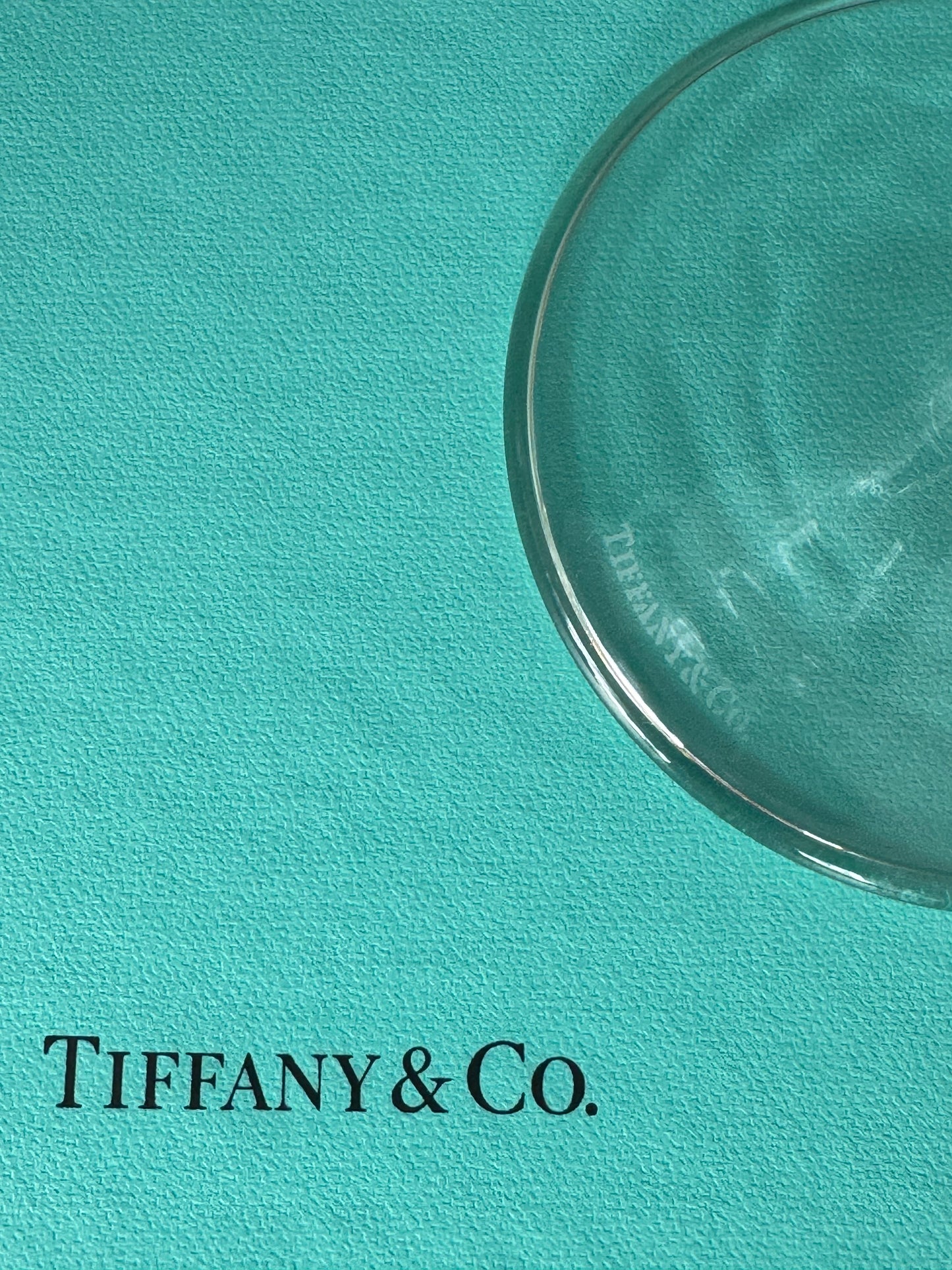 Tiffany Wine Crystal Glasses, Set of Two, Signed LOT TIF001